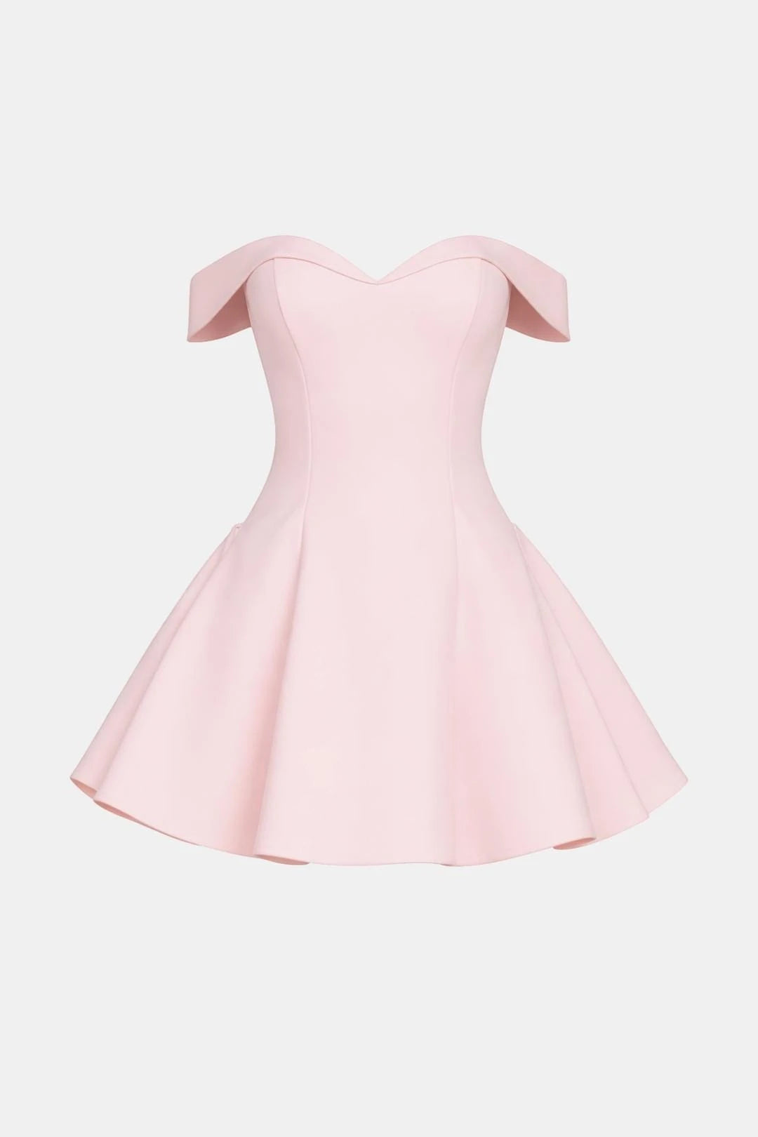 Women's Elegant A-Line Mini Cocktail Dress with Off-Shoulder