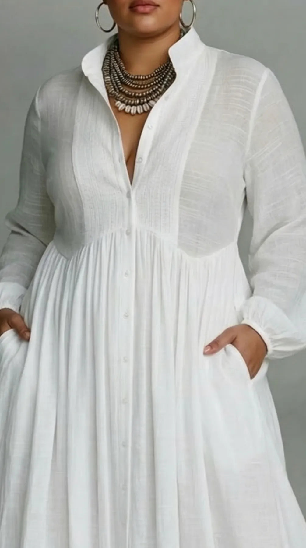 Women's Formal Elegant Maxi Wedding Guest Dress with Pleated Detail