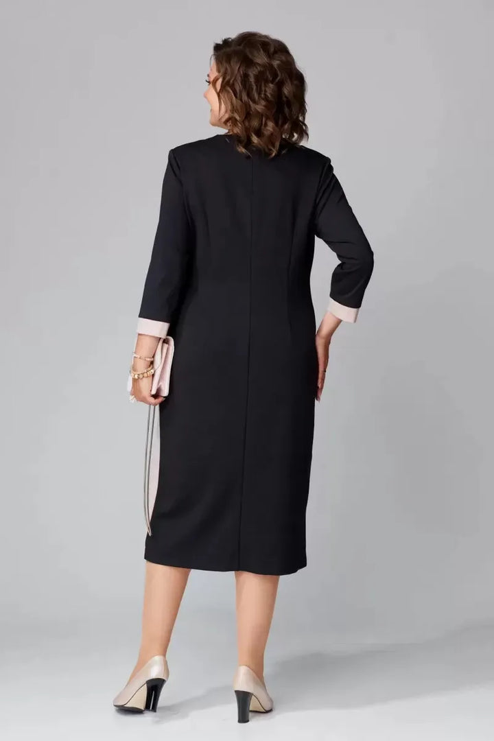 Women's Formal Elegant Wedding Guest Dress with V-Neck
